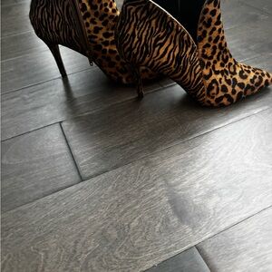 Express Animal Print Heeled Boots